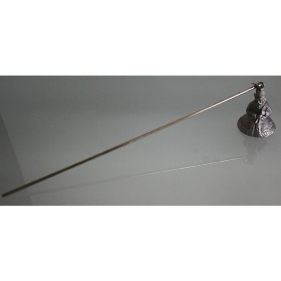 Old World santa 10 Inch Pewter Candle Snuffer Candle Extinguisher Candle Douter - Picture 3 of 7